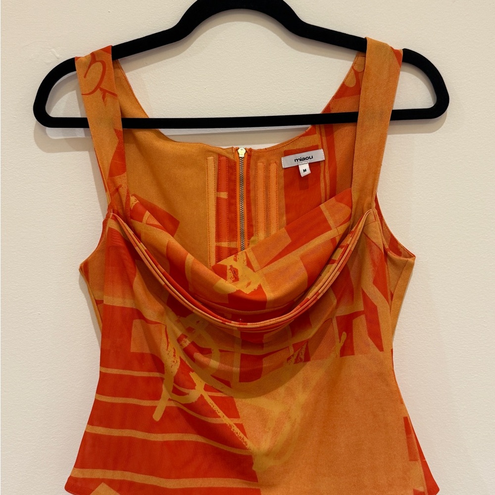 Miaou Imogene Corset (stone orange) - Picture 4 of 7